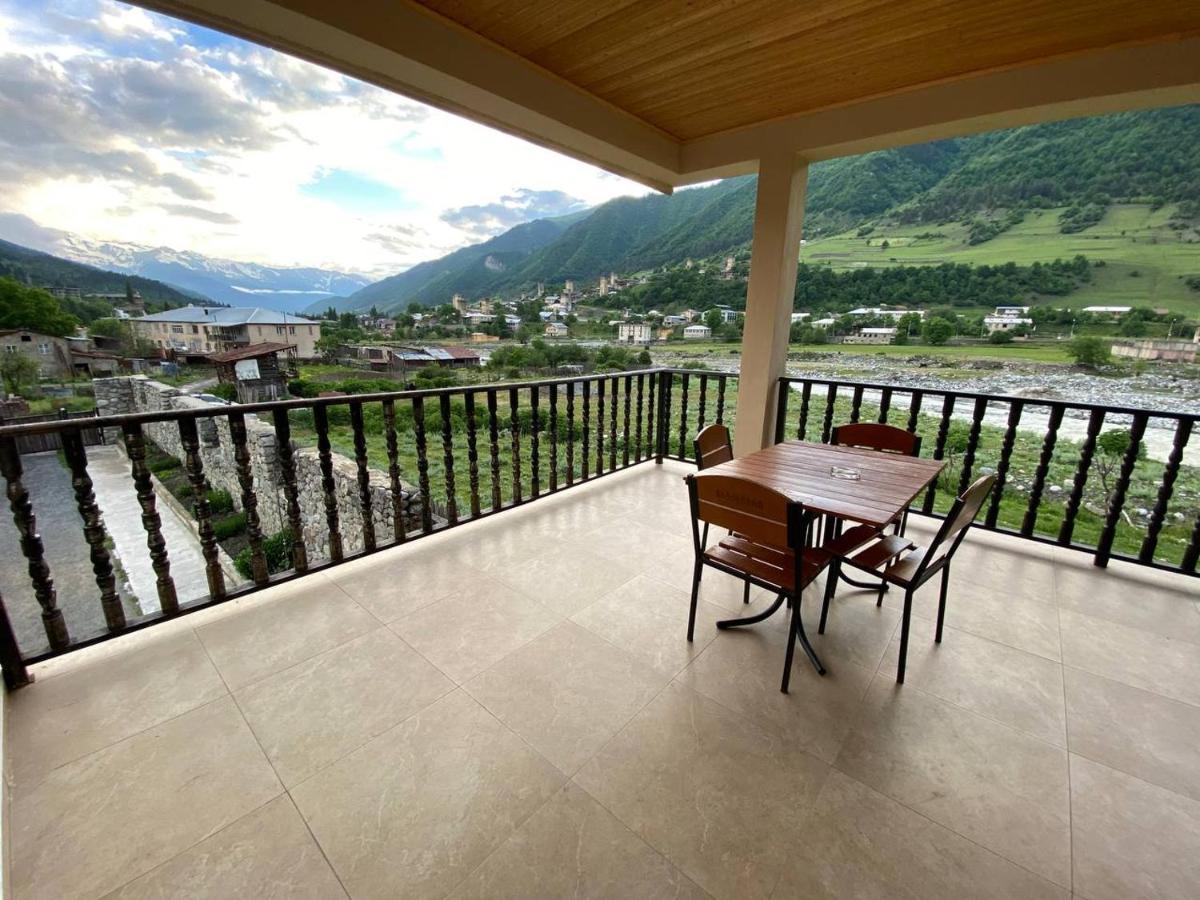 Mestia Residence Bagian luar foto